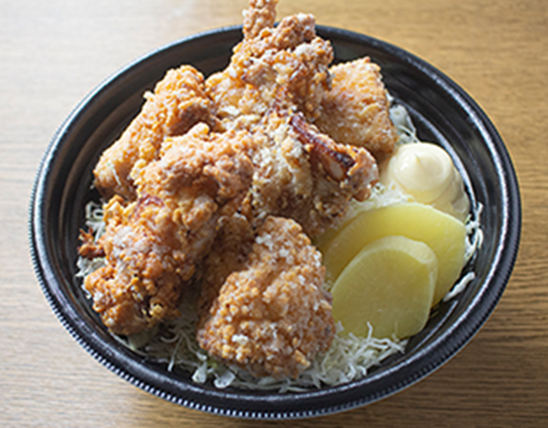 旨塩にんにくからあげ丼（モモ塩6個）